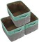 Sorbus Fabric Cubby Organizer - Large Sturdy Foldable Storage Bins with Handles - Lightweight and durable